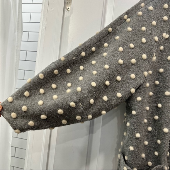 H&M Wool Blend Pompom Sweater / Jacket. - Picture 3 of 4